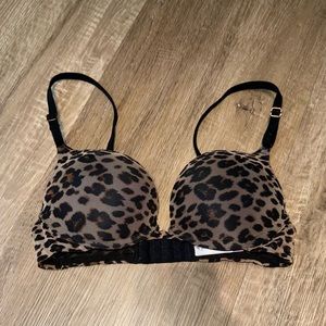Super Push-up Cheetah Print Bra 32A